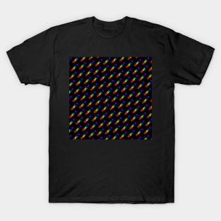 Lucky | #LUCKY | Hashtag Pattern T-Shirt